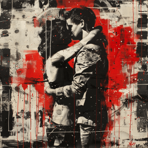 Amantes en Rojo – Trash Polka Expresivo